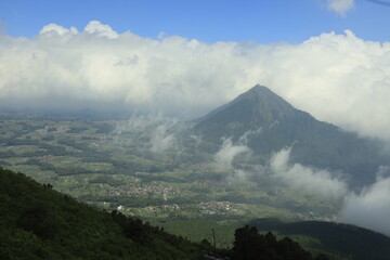 mountain in the distance during the day