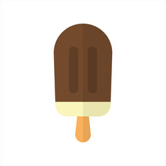 chocolate ice cream Vector Illustration Logo Template