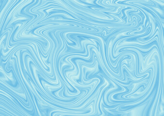 Abstract blue color liquid for the background and backdrop. Graphic design with water and fluid shapes concepts. Blue background.