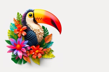 toucan 3D background