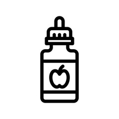 vape line icon illustration vector graphic