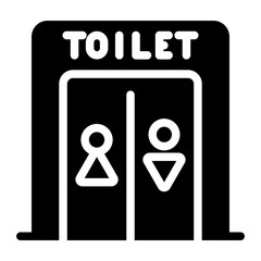 toilet Solid icon