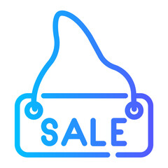 big sale Line Gradient Icon