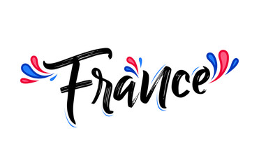 France Celebration Patriotic Banner design French flag colors