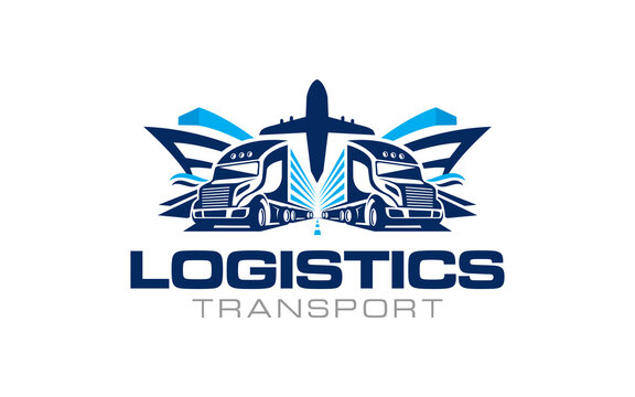 Illustration graphic vector of logistics and delivery services company logo design template