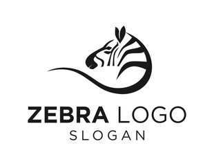 Logo about Zebra on a white background. created using the CorelDraw application. © Muhammad
