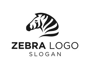 Logo about Zebra on a white background. created using the CorelDraw application.