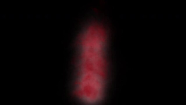 red smoke tower vfx