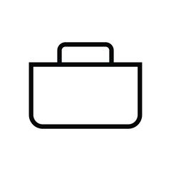 briefcase icon vector illustration eps