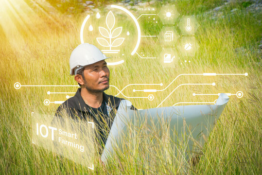 Engineers harness the power of IoT (Internet of Things) technology to revolutionize agriculture and transform farms into smart and interconnected ecosystems.