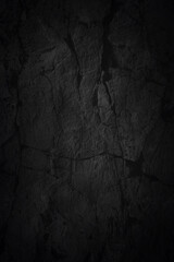 Dark backgrounds of rock texture. Mysterious black abstract background.