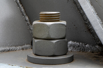 Connecting large pipes close up