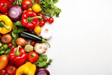 Obraz na płótnie Canvas tomato green fruit food background object white vegetable healthy isolated vegetarian. Generative AI.