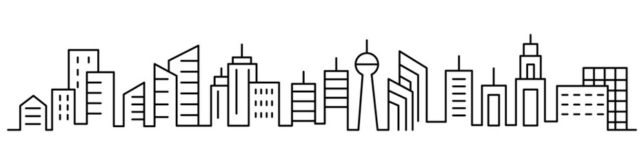 City Landscape graphic background