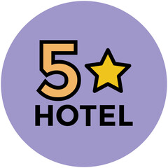 Hotel and Restaurant Colored