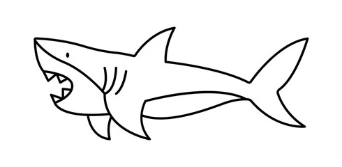Obraz premium Shark icon