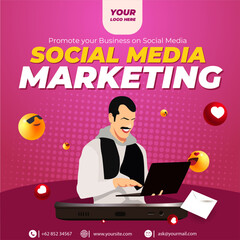 Social Media Marketing Posting Poster Design