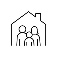 Family house icon