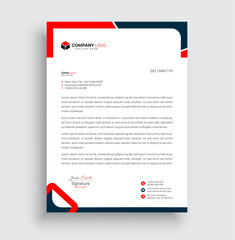 Modern creative clean business letterhead design
template corporate letterhead vector illustration.