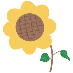 Cartoon Sun flower