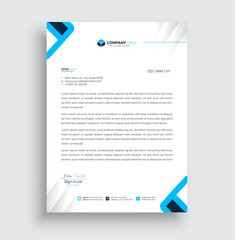 Modern creative clean business letterhead design
template corporate letterhead vector illustration.