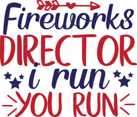 Fireworks director I run you run svg