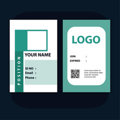 Id card design for corporate organization