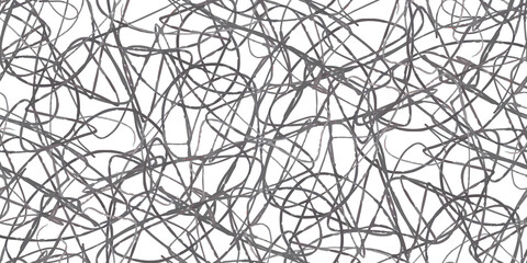 Hand drawn lines. Abstract line pattern  simple seamless, endless pattern.Technology background. black and white background