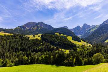Obraz premium View on the Alps, Switzerland