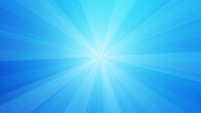 abstract blue background with rotating moving beams and rays - 4k futuristic modern loopable backdrop