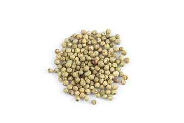 green pepper isolated on white background