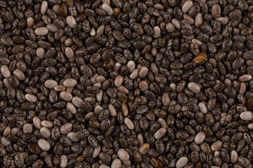 Chia seeds closeup