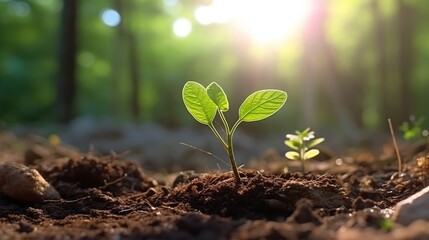 plants are growing. generative AI