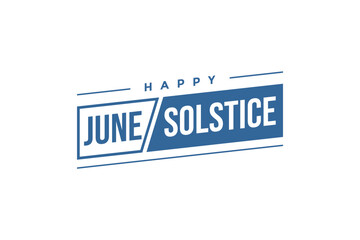 June solstice Holiday concept. Template for background, banner, card, poster, t-shirt with text inscription