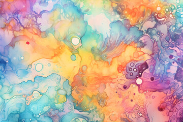 abstract watercolour psychedelic background