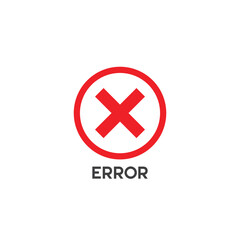 Fototapeta premium error system symbol, error icon, vector art.