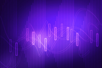 2d rendering Stock market online business concept. business Graph 