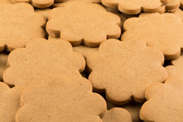 Gingerbread star cookies