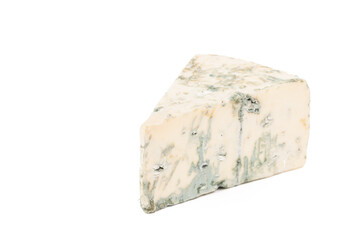 Blue cheese isolated on white