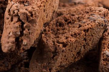 Cantucci with chocolate pieces