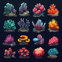 marine coral sea ai generated