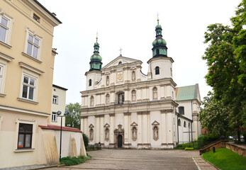 Fototapeta na wymiar Monastery of the Bernardine Order in Krakow, Poland