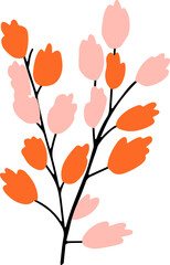 flower flora blossom bloom art doodle element illustration
