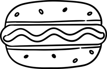 Hamburger fast food beef cheese