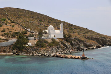 Church of Agia Irini- Cyclades Island Ios-Greece    