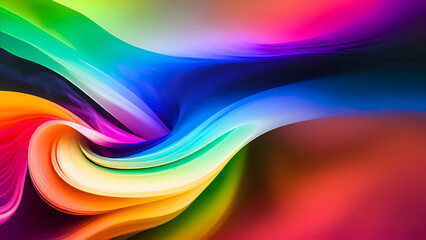 abstract colorful background with waves
