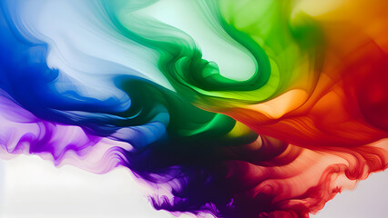abstract colorful background with waves