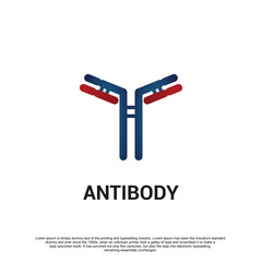 antibody, immunoglobulin line icon, vector illustration