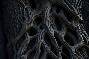 The bark of a tree, Ai generated
