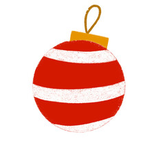 Red Christmas ball
